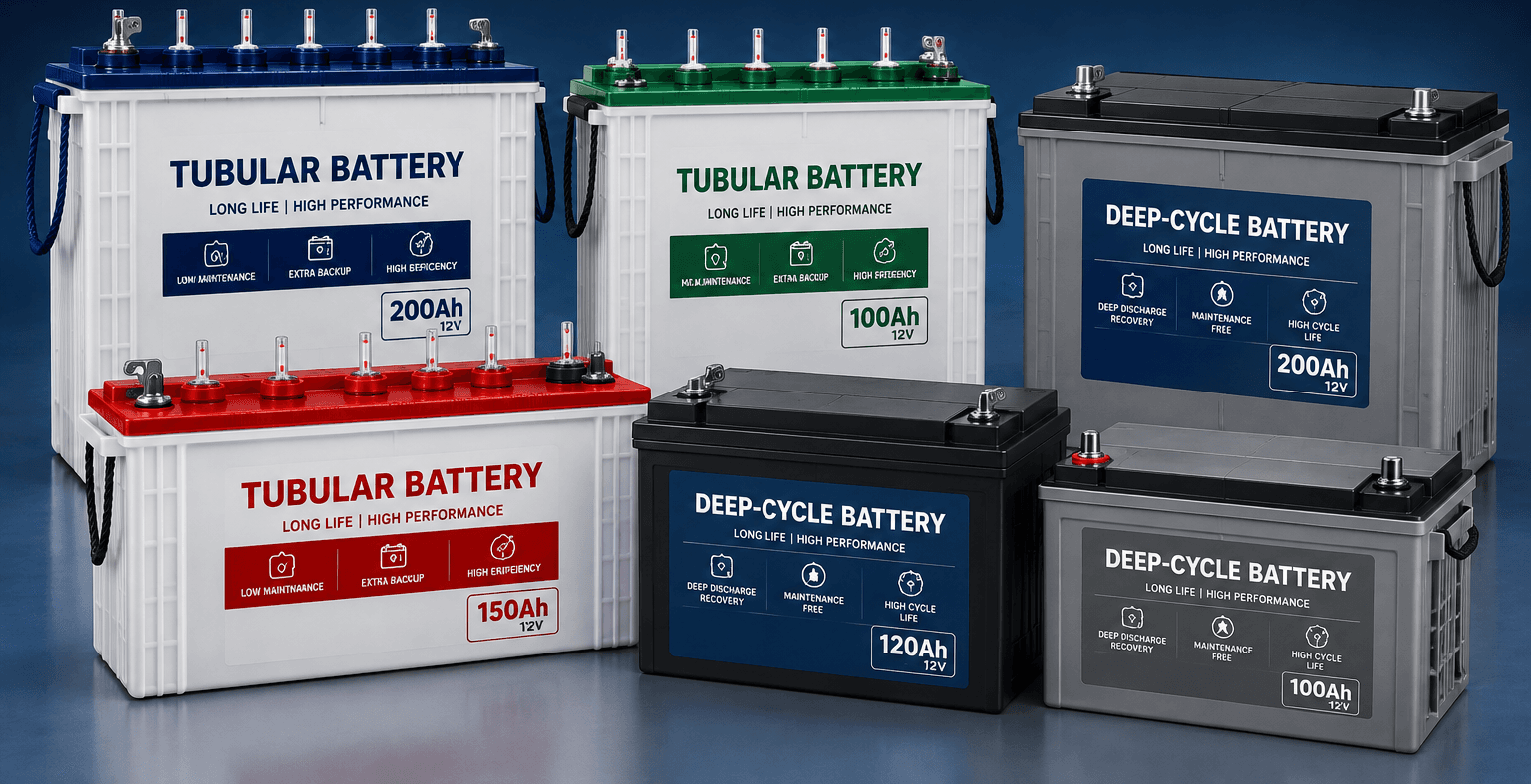 Tubular & Deep-Cycle Batteries